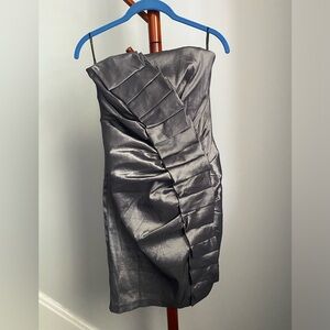 Formal Ruffled Mini Dress (see notes about sizing)